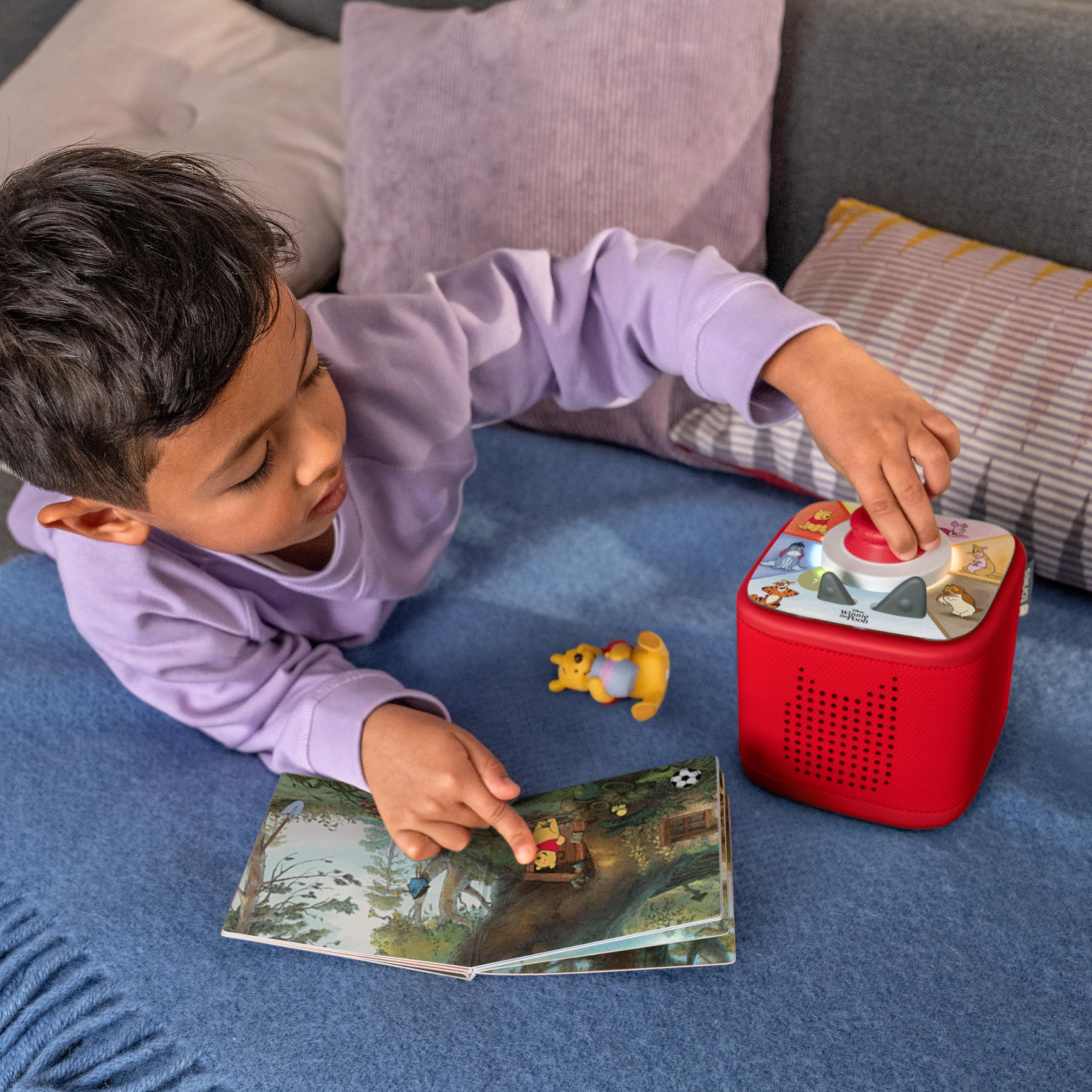 美品 Toniebox 2 オーディオプレーヤー プレイタイムパピー プーさん Amazon.co.jp: Toniebox 2オーディオプレーヤーバンドル 子供用 3歳